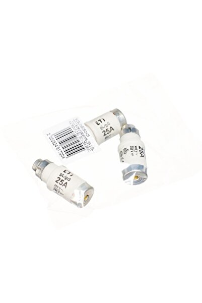 OEM D02 ceramic fuses ETI 25A, pack of 3 pieces