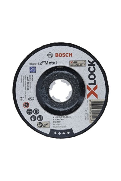 OEM Disc polizare metale Bosch Zubehör Ø125x6x22,23 mm, pentru mandrină X-LOC...