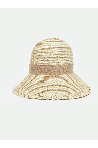 LC Waikiki Peak New Season Women's Straw Bucket Hat