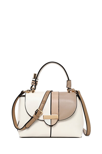 Derimod Women's White Long Strap Classic Shoulder Bag 26Pbd250118