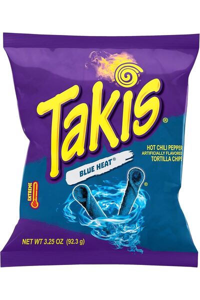 Takis Blue Heat - Hot Chilli Pepper 4oz x 20