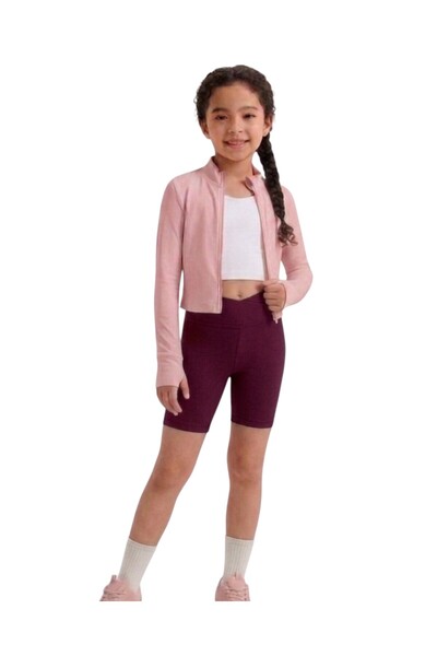 ERDEM KIDS Girl's Pocket Double-Breasted Belt High Waist Biker Casual Running...