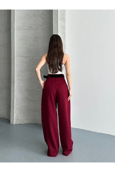 MODA Women's Bridge Detailed Premium Trousers