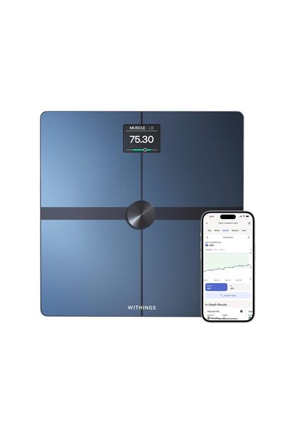 Withings ميزان شخصي رقمي بتقنية واي فاي لتحليل دهون الجسم وتركيبه
