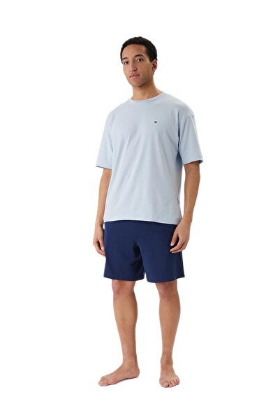Tommy Hilfiger Erkek Mavi Pijama Takımı UM0UM03649