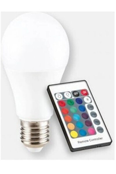 Şıkbay 10w Kumandalı Rgb Led Ampul Çok Renkli