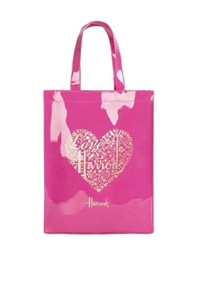Harrods Harrods Logo Shopping Bag with Heart Medium Size (M: 29 X 38 X 11 cm)...