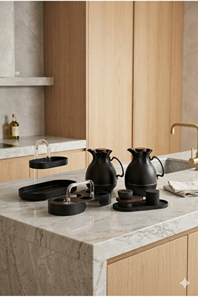 Generic Luxury Tea and Coffee Set with Dessert Serving Stand and Coffee Cup H...