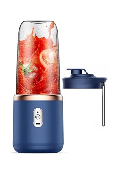 GÜMRÜK BEY Taşınabilir Şarjlı Blender 1500mAh 40W 400ml – Mini Meyve Suyu Mak...