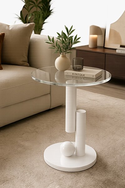 Generic Modern Geometric Design Marble Serving Table