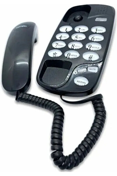 OEM Odtel KXT-580 Ενσύρματο Τηλέφωνο Γραφείου για Ηλικιωμένους Μαύρο