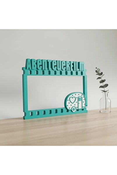 OEM Artă Decorativă de Perete 'Abenteuerfilm' cu Design Filmstrip și Caravană...