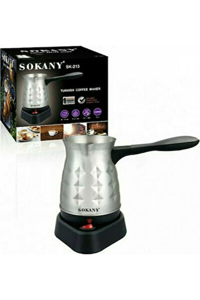 SOKANY SK-213 Ηλεκτρική Καφετιέρα Ελληνικού Καφέ 600W με χωρητικότητα 500ml, ...