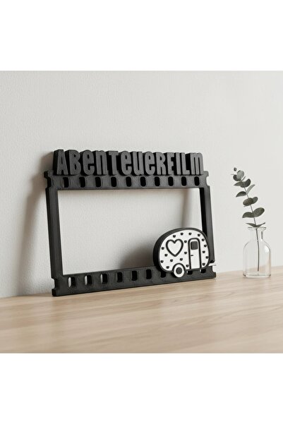 OEM Artă Decorativă de Perete 'Abenteuerfilm' cu Design Filmstrip și Caravană...