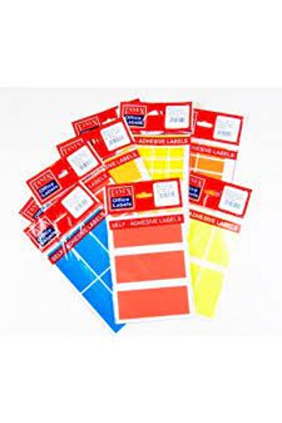 Tanex Label Ofc-122 40X100 Red 2 Packs of 10