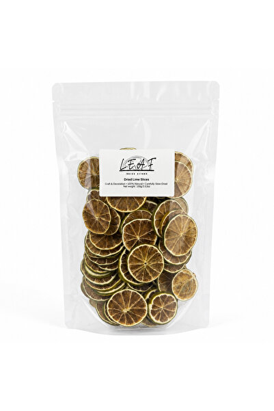 LEAF DRIED CITRUS Felii de Lime Deshidratat 100 g, Lime Uscat pentru Cocktail...