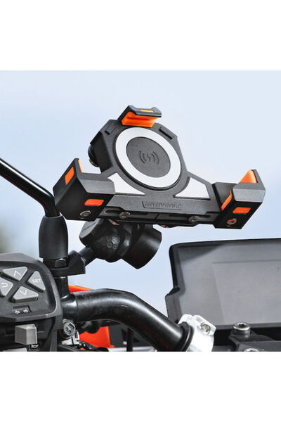 MOTOWOLF Mdl2828 Βάση Κινητού Τηλεφώνου για Τιμόνι Ποδηλάτου Μοτοσικλέτας Μαύ...