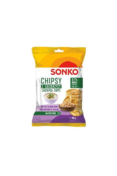 Sonko Sonko Chickspea Chips Creamy Mushroom Gluten-Free 60g
