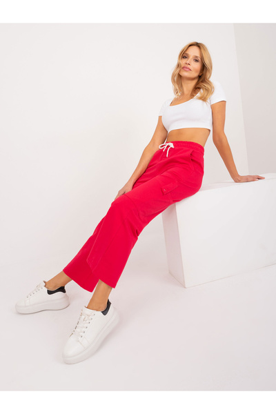 Factory Price Pantaloni Trening Dama Rosu