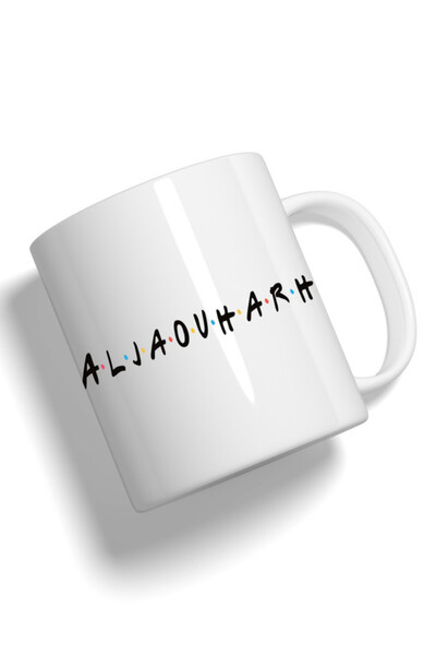 Generic Fashion World Mug Printed with High-quality Friends by name AL-jaouharh