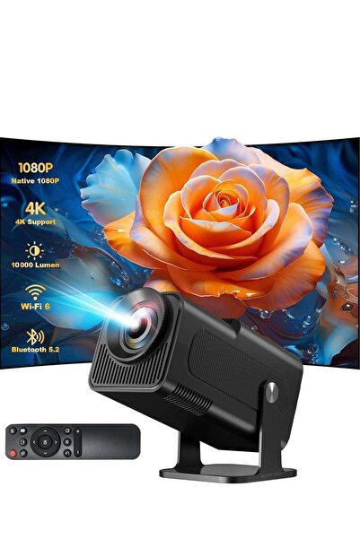 ELTRAZONE جهاز عرض صغير بدقة 4K و1080P: ميزات ذكية، تعديل تلقائي للانحراف، ود...