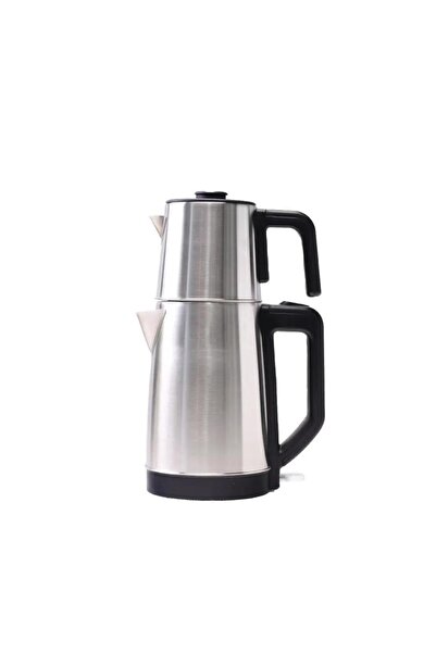 Tradeo 2200W Stainless Steel Electric Tea Kettle Set 2.2L+0.8L Double Pot Tur...