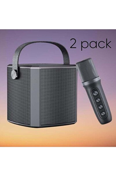 ELTRAZONE 2 Pack Karaoke Machine with UHF Wireless Microphones for Adults & K...