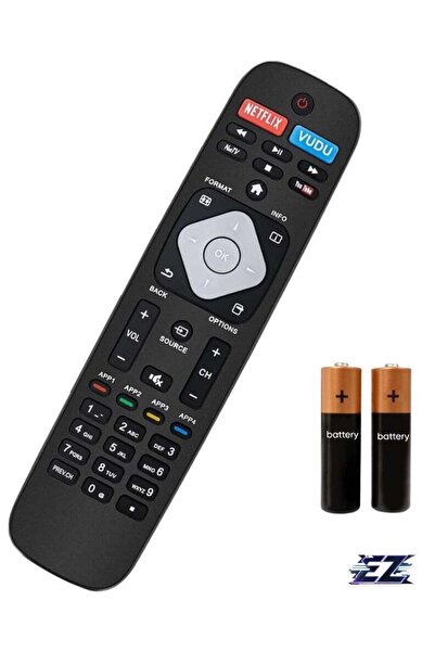 ELTRAZONE NH500UP Universal Remote Control Replacement for Philips Smart TVs ...