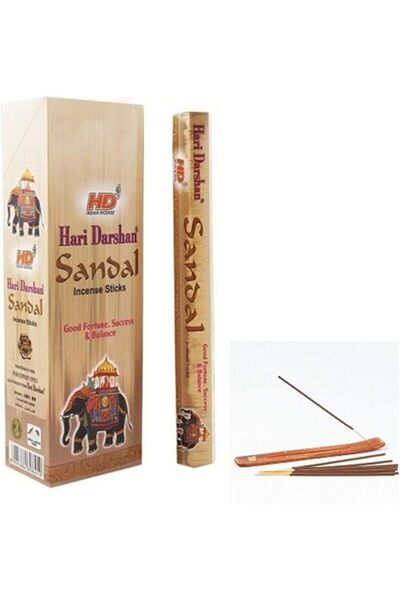 Yıldızan Msa Shop Hari Darshann Sandalwood Fragrance 20 Pieces of Incense Sti...