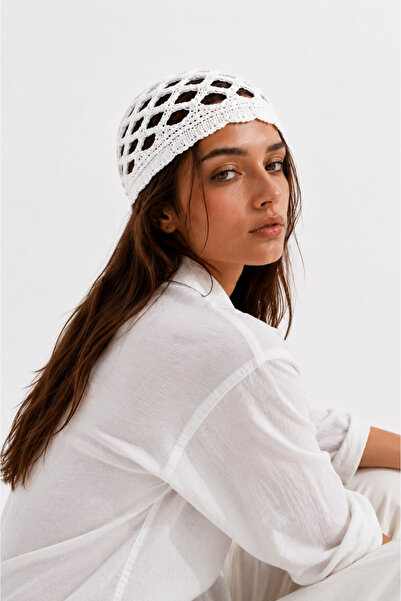 Wega Moda Women's Bohemian Style Summer Knitwear Knitted Beanie Lightweight B...