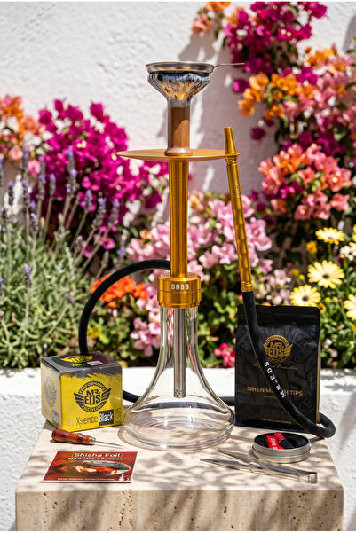 MR EDS Mr. Eds E29 Nargile Seti-Gold (Premium Paket)