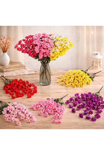 CASA JOY Flori artificiale 2 bucăți/set Tip floare de cireș 60 cm, Culori div...