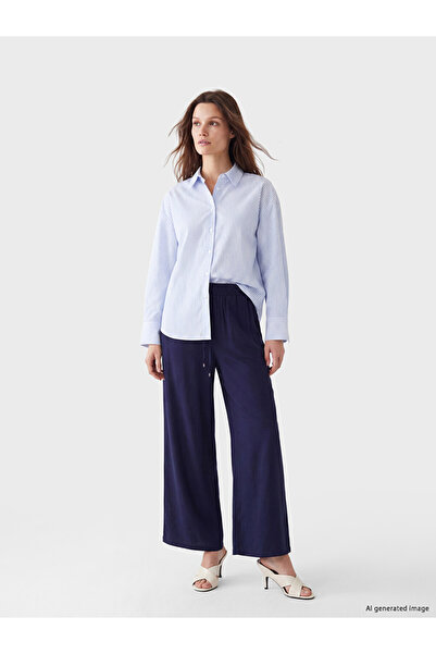 LC Waikiki I Beli Corded Wide Leg Women's Trousers from Freezen Store