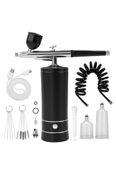 Makrystorm Portable Airbrush Kit with Compressor High-Pressure, Non-Clogging ...