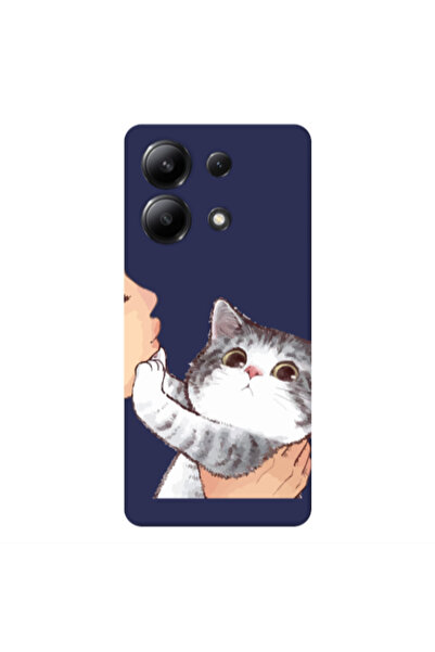 Other Xiaomi Redmi Note 13 4G No Kiss Dark blue Colored Silicone TPU Θήκη