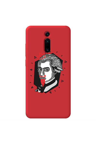 Other Xiaomi Mi 9T Pro Bearded Red Colored Silicone TPU Θήκη