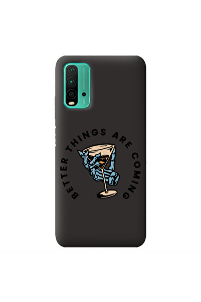 Other Xiaomi Poco M3 Better Things Are Coming Black Colored Silicone TPU Θήκη