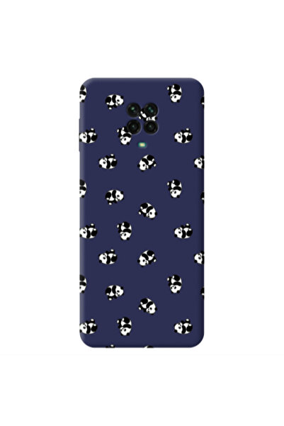 Other Xiaomi Redmi Note 9 Pro Small Pandas Dark blue Colored Silicone TPU Θήκη