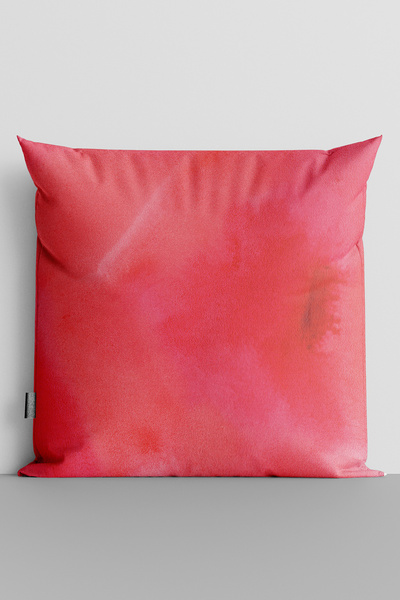 TicaretJet Watercolor Themed Double Sided Digital Printed Throw Pillow Cover ...