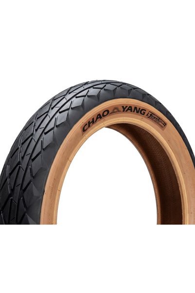 Chaoyang 20x4.00 3mm Zırhlı Fat Bike Bisiklet Lastiği Amber