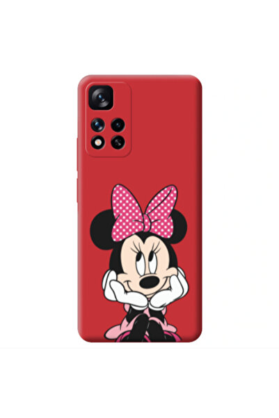 Other Xiaomi Redmi Note 11 Pro 5G Minnie 2 Red Colored Silicone TPU Θήκη