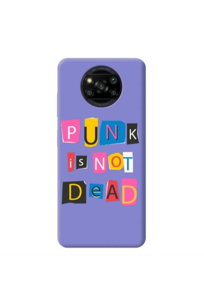 Other Xiaomi Poco X3 /X3 Pro Punk is not Dead Purple Colored Silicone TPU Θήκη