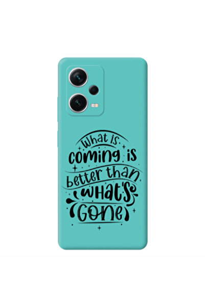 Other Xiaomi Poco X5 What is coming Turquoise Colored Silicone TPU Θήκη