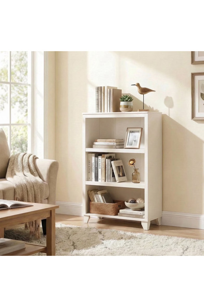 HayaBazaar 70*30*102cm 3-Tier Freestanding Open Storage Shelf, Multi-Purpose ...