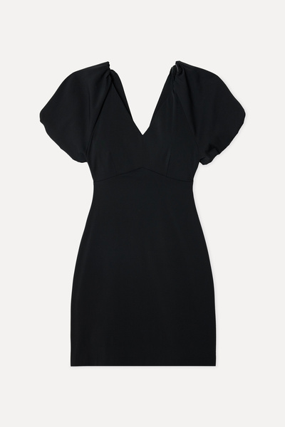 Mudo Women's Black Back Detailed Mini Dress