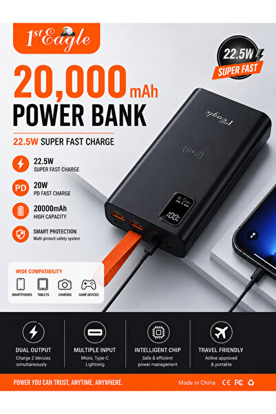 1ST EAGLE power bank 20,000 mah