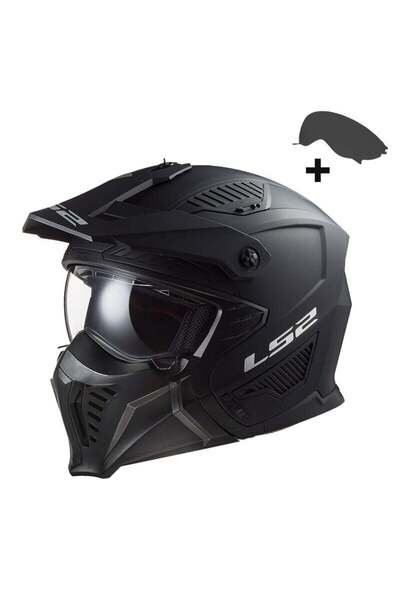 LS2 KAPALI KASK DRIFTER MAT SİYAH ORJİNAL 2XL