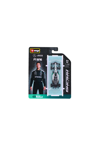 BBURAGO مرسيدس-AMG F1 W16 (2025) # 63 جورج راسل، مقياس 1:64