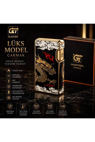 Hunter Luks Dragon metal Çakmak