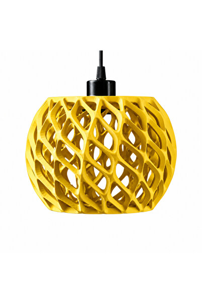 PrintForge Abajur Halo, PrintForge®, printat 3D, 23x23x17 cm, fabricat din PL...